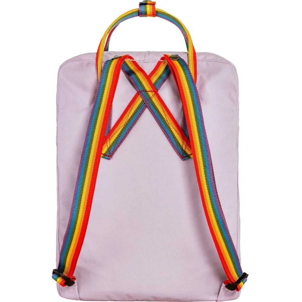 Fjallraven Kanken Rainbow Everyday Bag Unisex Pastel Lavender Backpack GBO3095